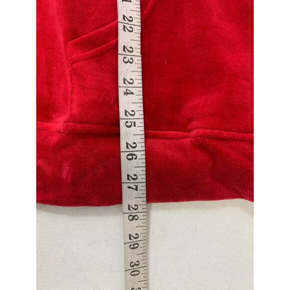 Onque Casuals Women’s Red Fuzzy Neck Sweater - Picture 7 of 7